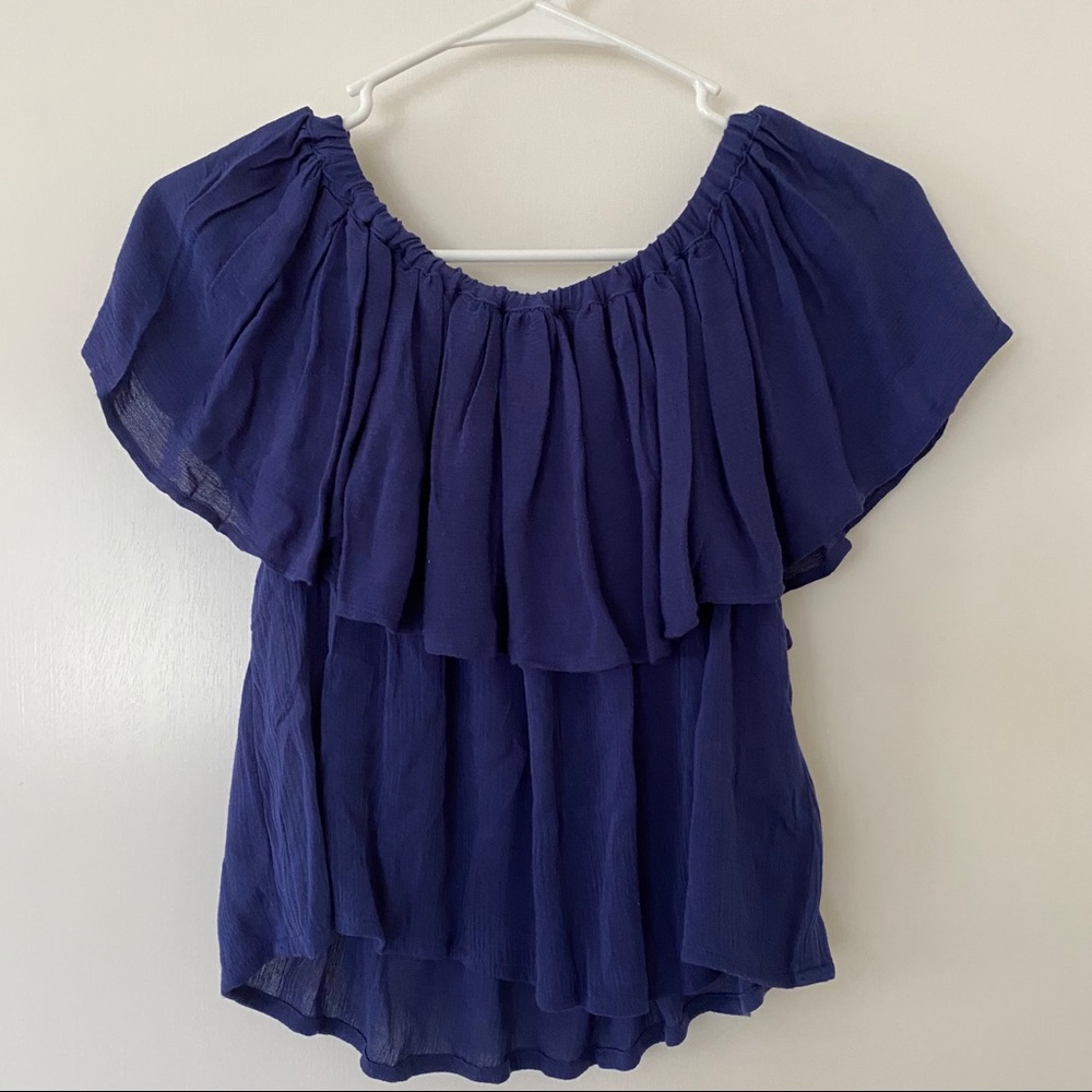 O’Neill off-the-shoulder navy top